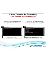 Предварительный просмотр 10 страницы Hayward AQ-CO-HOMENET Diagnostic Manual