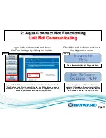 Предварительный просмотр 13 страницы Hayward AQ-CO-HOMENET Diagnostic Manual
