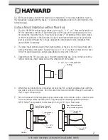 Предварительный просмотр 3 страницы Hayward AQL-SS-6B Owner'S Manual