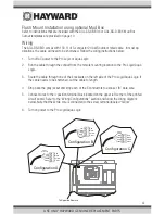 Предварительный просмотр 5 страницы Hayward AQL-SS-6B Owner'S Manual