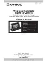 Предварительный просмотр 1 страницы Hayward AQL2-POD2 Owner'S Manual