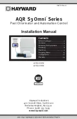 Hayward AQR S3 Omni Series Installation Manual preview