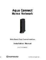 Preview for 1 page of Hayward Aqua Connect Installation Manual