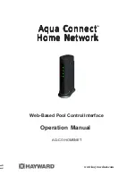 Preview for 1 page of Hayward Aqua Connect Operation Manual