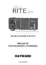 Предварительный просмотр 133 страницы Hayward AQUA RITE pro User Manual