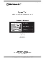 Preview for 1 page of Hayward Aqua Trol AQ-TROL-HP Owner'S Manual