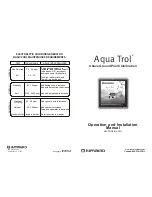 Hayward Aqua Trol AQ-TROL-RJ-CUL Operation And Installation Manual preview