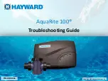 Hayward AquaRite 100 Troubleshooting Manual preview