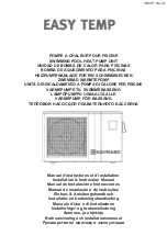 Preview for 1 page of Hayward Easy Temp ECP 06 Installation And Instruction Manual