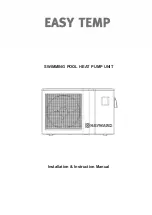 Preview for 38 page of Hayward Easy Temp ECP 06 Installation And Instruction Manual