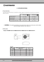 Preview for 8 page of Hayward ENERGYLINE INVERTER Series Installation & Operation Manual