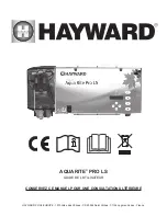 Предварительный просмотр 2 страницы Hayward GOLDLINE Aqua Rite Pro LS User Manual