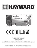 Предварительный просмотр 82 страницы Hayward GOLDLINE Aqua Rite Pro LS User Manual