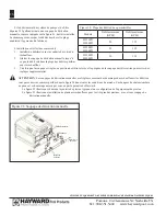 Preview for 26 page of Hayward H150FD (French) Manuel D'Entretien Et D'Installation