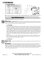 Preview for 9 page of Hayward HCP3000 Series Owner'S Manual