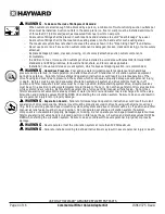 Предварительный просмотр 4 страницы Hayward HCV375 Instruction Manual