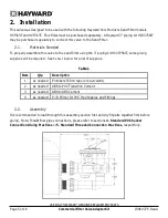 Предварительный просмотр 5 страницы Hayward HCV375 Instruction Manual