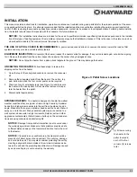 Предварительный просмотр 11 страницы Hayward HDF400 Installation & Operation Manual