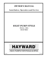 Предварительный просмотр 1 страницы Hayward HeatPro Owner'S Manual