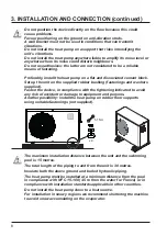 Preview for 10 page of Hayward HeatRelax Installation And Instruction Manual