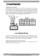 Preview for 14 page of Hayward HL23510VSP Installation Manual