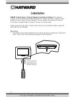 Предварительный просмотр 4 страницы Hayward HLWALLMOUNT Owner'S Manual