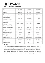 Preview for 5 page of Hayward HP40BEE Installation And User Manual