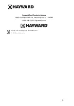 Preview for 41 page of Hayward HP40BEE Installation And User Manual