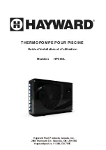 Предварительный просмотр 23 страницы Hayward HP50CL Installation Instructions Manual