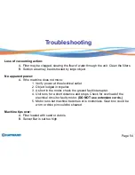 Preview for 56 page of Hayward KingShark 2 Plus Troubleshooting Manual