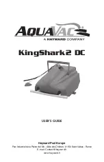 Preview for 25 page of Hayward KingShark2 DC User Manual