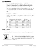 Предварительный просмотр 7 страницы Hayward LifeStar Series Installation & Operation Manual