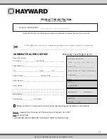 Preview for 15 page of Hayward LPCUN11 Series Installation And Operation Manual