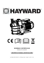 Предварительный просмотр 12 страницы Hayward MaxFlo SP2806W Owner'S Manual