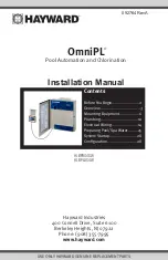 Hayward OmniPL HLBPLUS4W Installation Manual предпросмотр