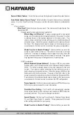 Preview for 44 page of Hayward OmniPL HLBPLUS4W Installation Manual