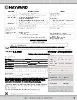 Preview for 8 page of Hayward Perflex EC40C90 Series Owner'S Manual