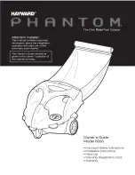 Hayward Phantom 6000 Owner'S Manual предпросмотр