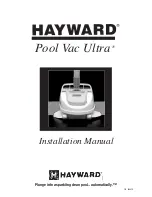 Hayward Pool Vac Ultra Installation Manual preview