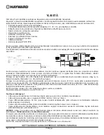 Preview for 144 page of Hayward PowerFlo VS 300 User Manual