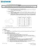 Предварительный просмотр 4 страницы Hayward PVC Series Installation, Operation And Maintenance Instructions