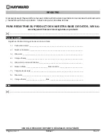 Preview for 27 page of Hayward Saline C HCSC60EU User Manual