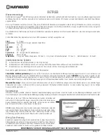 Preview for 54 page of Hayward Saline C HCSC60EU User Manual