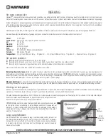 Preview for 65 page of Hayward Saline C HCSC60EU User Manual