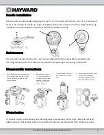 Preview for 5 page of Hayward SelectaFlo SP0425 Owner'S Manual