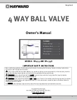 Preview for 1 page of Hayward SP0735 Owner'S Manual