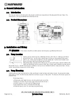 Предварительный просмотр 6 страницы Hayward SP8100 Owner'S Manual