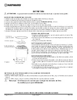 Предварительный просмотр 7 страницы Hayward SWIMCLEAR C3030EURO Owner'S Manual