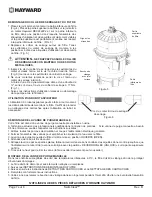 Предварительный просмотр 8 страницы Hayward SWIMCLEAR C3030EURO Owner'S Manual