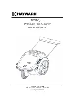 Hayward TriVac 700 Owner'S Manual предпросмотр